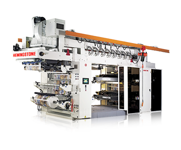 Super High-speed Stack Type Flexo Printing Machine With Doctor Blade Chamber System (4 Color)