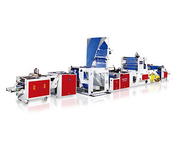 Fully Automatic Draw Tape Garbage Bag Making Machine with Folding Piece by Piece