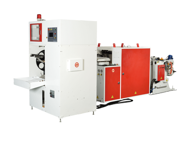 High-Speed Fully Automatic Bottom Sealing Machine Bag On Rolls With Core Inline With Inflation Machine